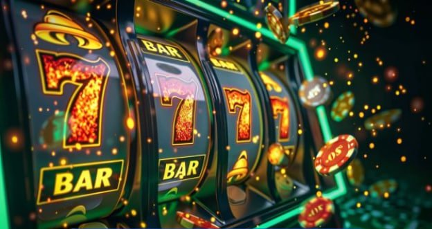 Tampilan utama permainan sportsbook dan slot online joybola88 dengan tema neon merah muda